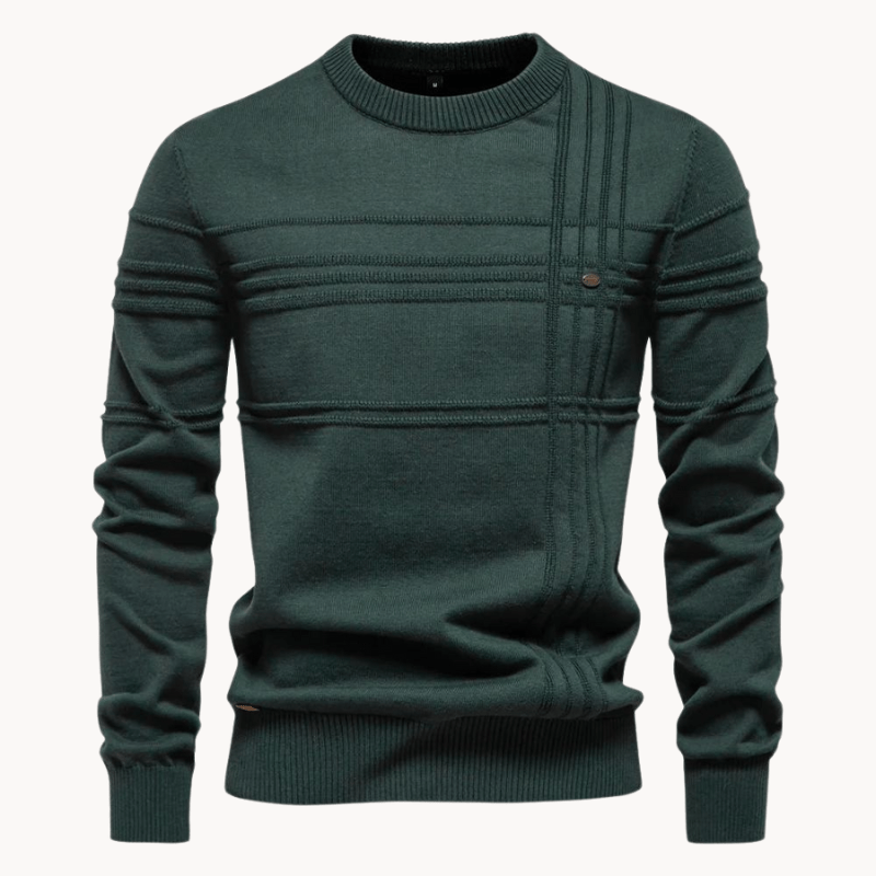 Anders™ | Herresweater med ternet design