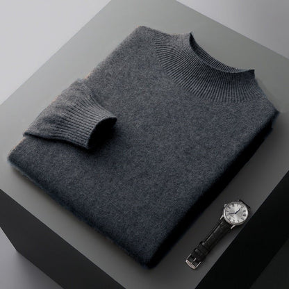 Emanuele™ | Maglione a Collo Alto in Cashmere da Uomo