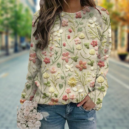 Stella™ | Maglione con bulbi di fiori dall'alto