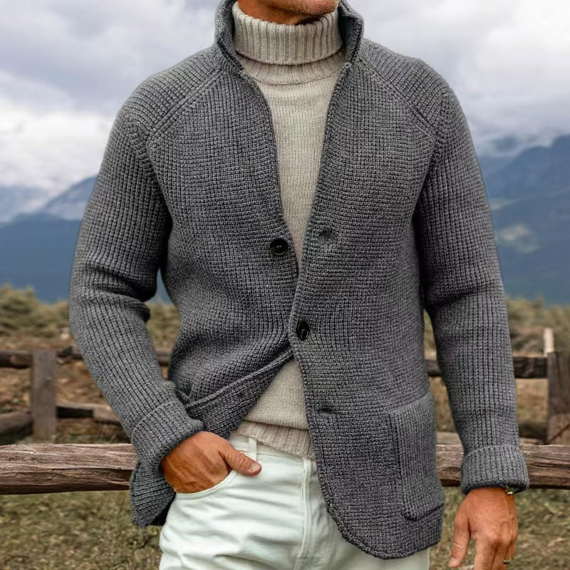 Luca™️ - Cardigan in maglia grossa