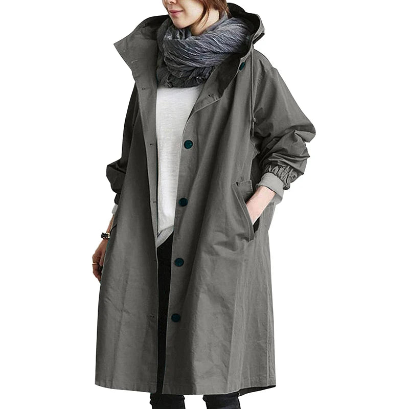 Freja™️ | Elegant og afslappet trenchcoat